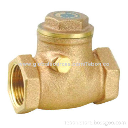 Brass check valve, various sizes are available